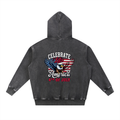Snow Wash Fleece Oversize Hoodie